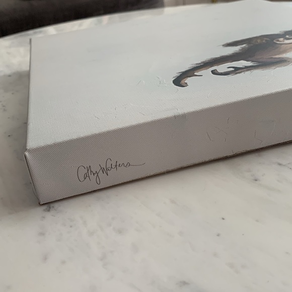 Pottery Barn kids Jungle Animal Canvas Art Sloth & Monkey - Picture 11 of 12